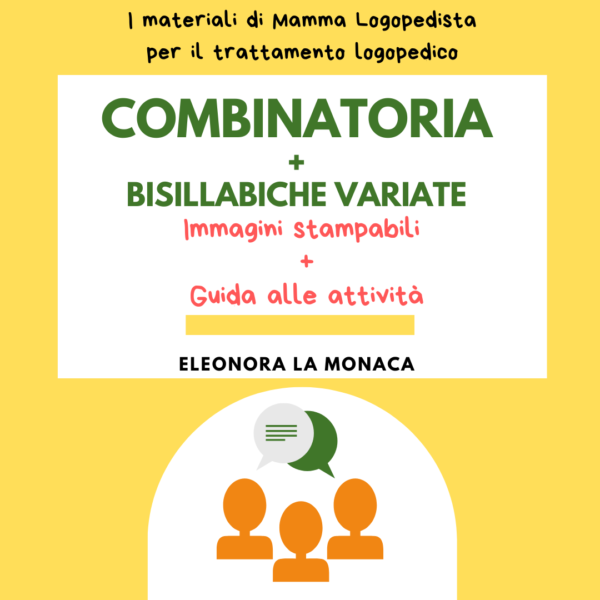 Kit immagini: combinatoria, bisillabiche variate e guida alle attività