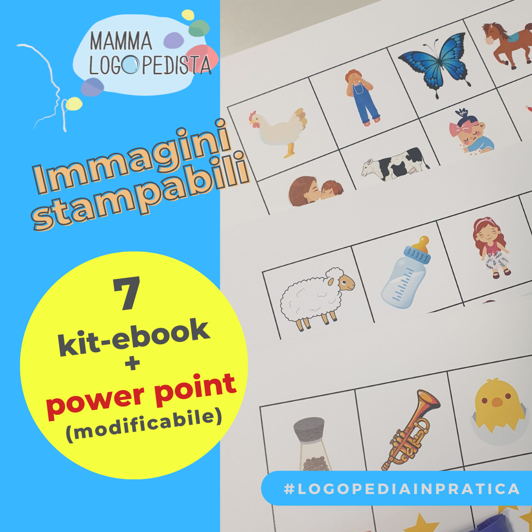 Kit immagini logopedia stampabili - SET COMPLETO